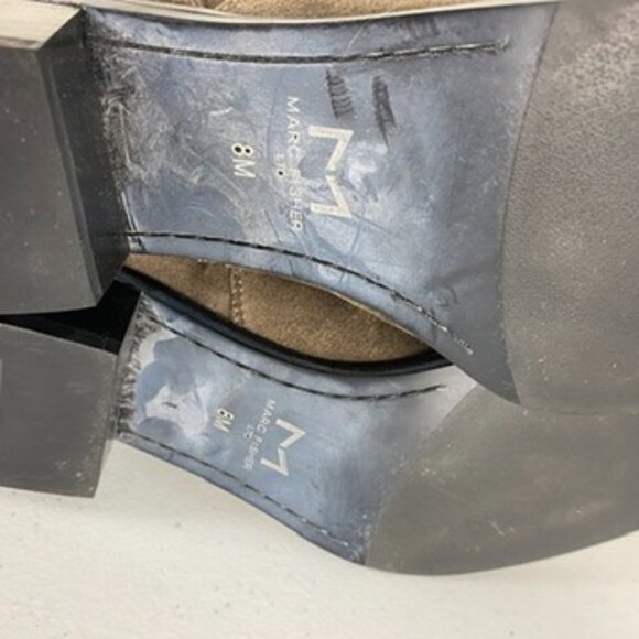 Marc Fisher Over the Knee Boots Suede Brown Pointed Toes Womens 8 - Picture 8 of 8